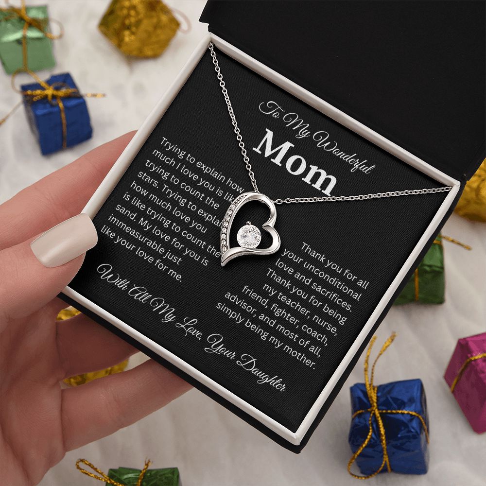 To My Wonderful Mom | Forever Love Necklace
