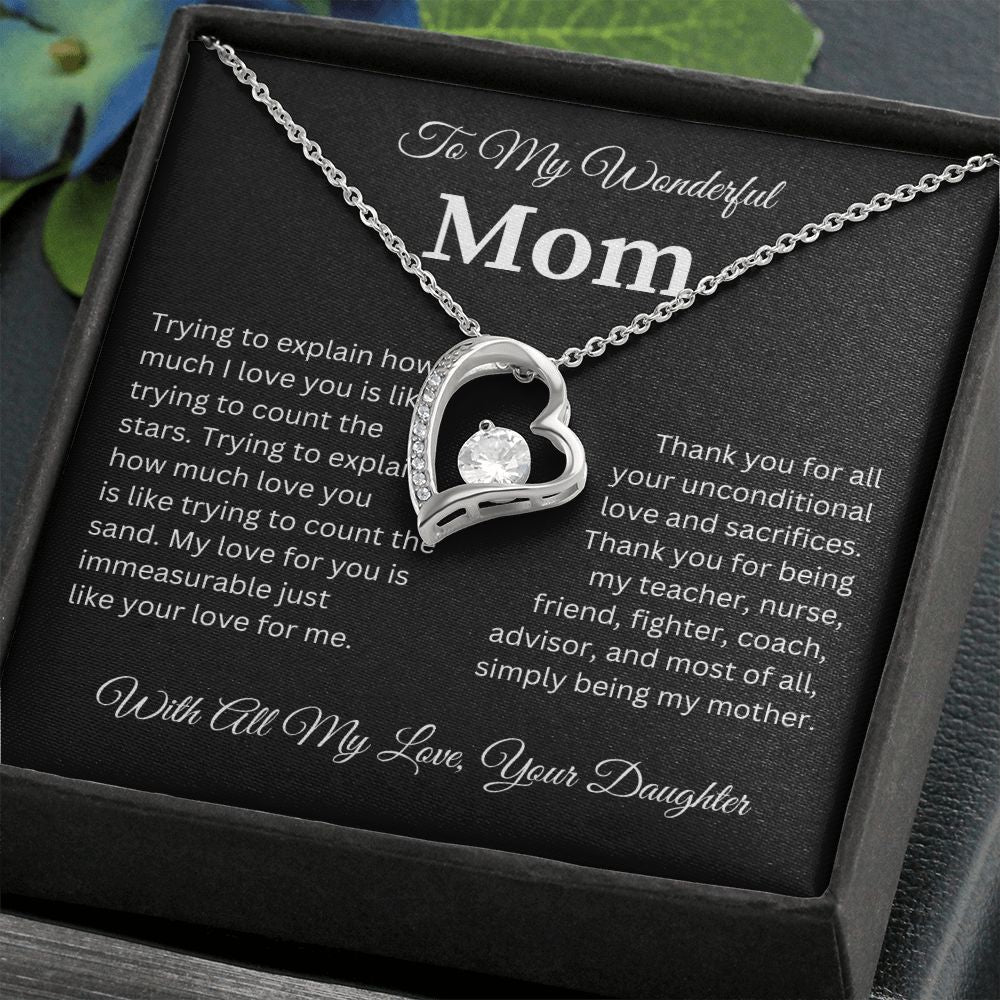 To My Wonderful Mom | Forever Love Necklace