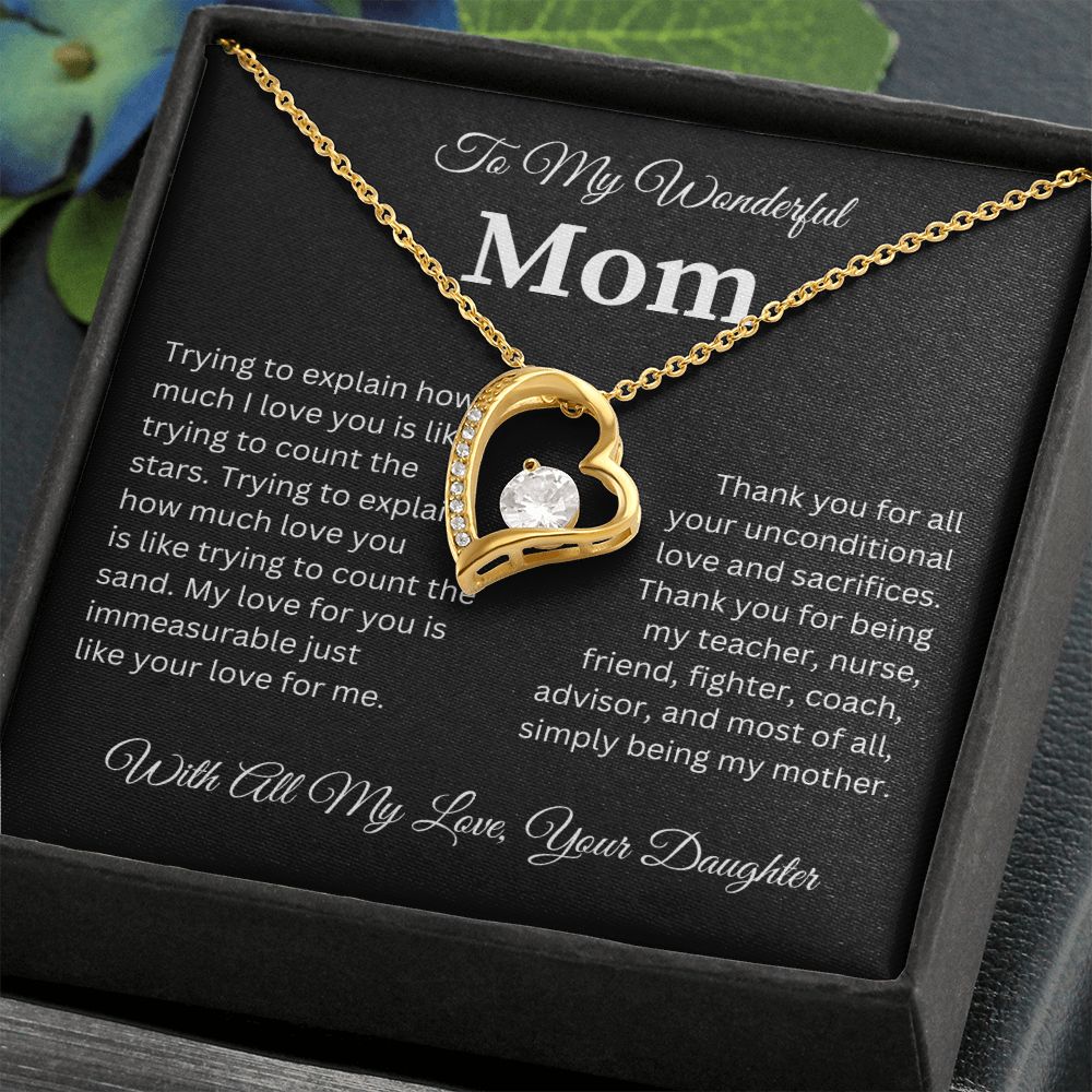 To My Wonderful Mom | Forever Love Necklace